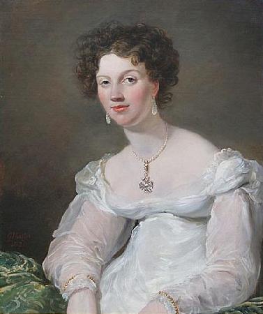 George Hayter Mrs Ellen Robertson-Bruce painted in 1820 Norge oil painting art